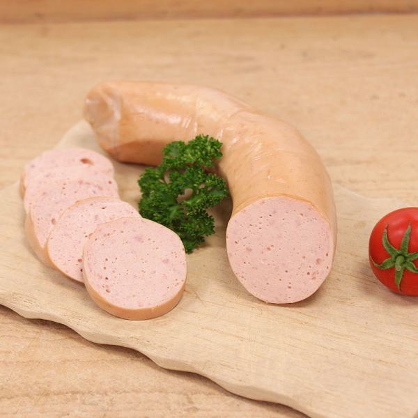 Puten-Bierschinken im Darm
